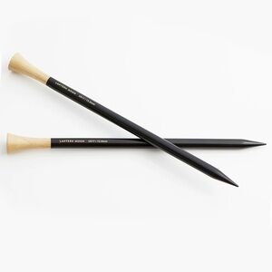 lantern moon US 17 / 12mm - ebony wood knitting needles - single point NWT
